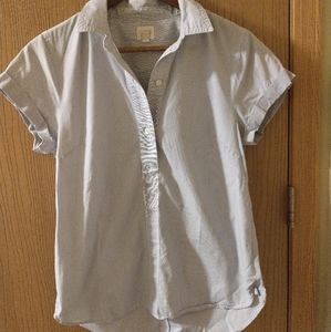 J. Crew Factory striped popover, size Small